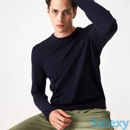 Мусжкой шерстяной свитер lacoste, фотография 1