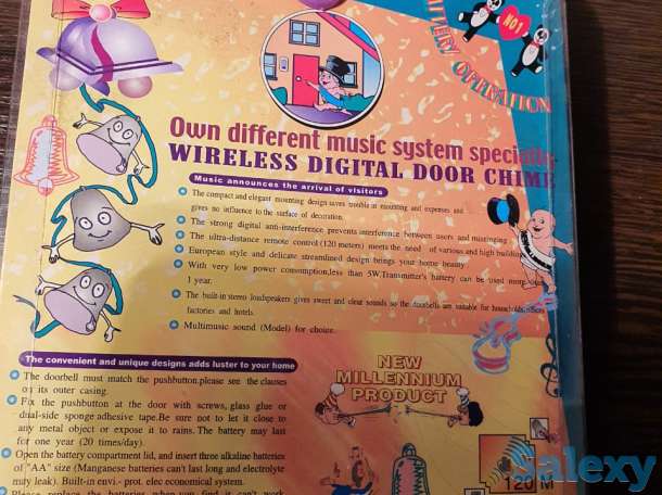 Стильный цифровой звонок дверной беспроводной, фотография 4