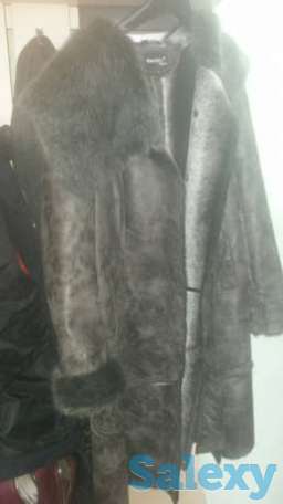 Недорогая женская дубленка на искусственном меху, фотография 3