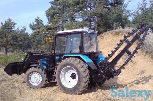 Экскаватор цепной с фронтальным погрузчиком, фотография 1