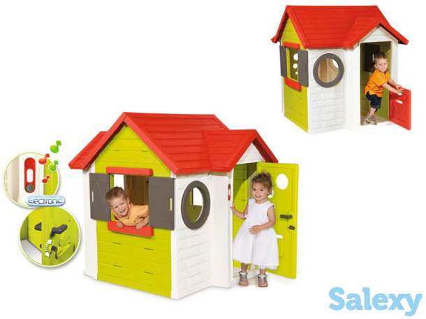 Детский игровой домик с замком и со звонком Smoby, фотография 1