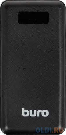 Мобильный аккумулятор buro bpf30d 30000mah 3a qc pd 22.5w черный (bpf30d22pbk), фотография 1
