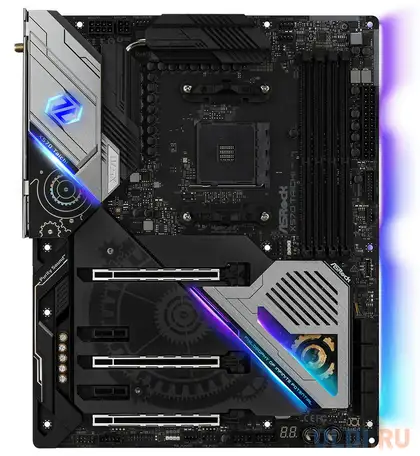 Материнская плата asrock x570 taichi socket am4 amd x570 4xddr4 3xpci-e, фотография 1