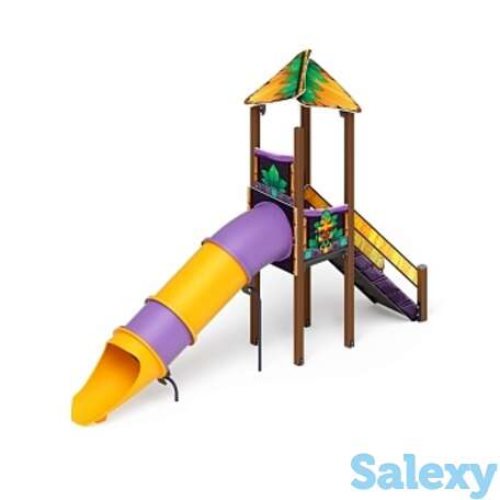 Горка волшебный город (майя) - ио 44.19.01-01 - тоннельная прямая н=1500, фотография 1