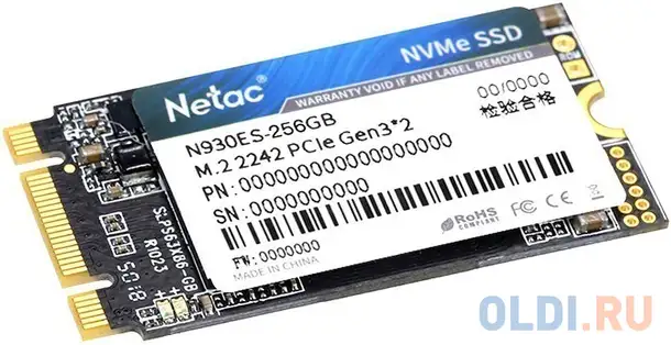 Ssd накопитель netac n930es 256 gb, фотография 1