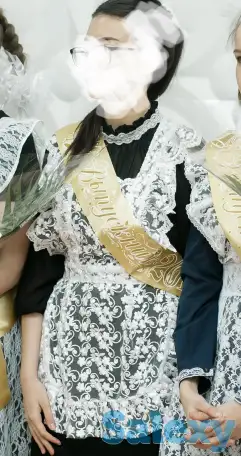 Продам школьный фартук с платьем, фотография 1