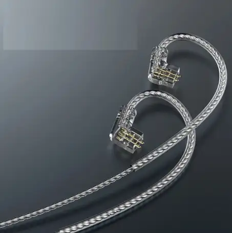 Провод VARLO Type-C на QDC 0,75 HiFi 7.1 Silver, фотография 4