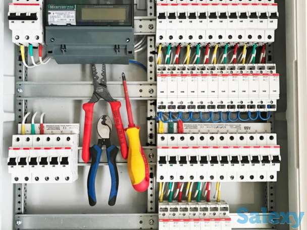 Услуги Электрик в Астане/Нур-Султане. Электромонтажные работы под ключ. Электромонтаж в Новостройке. Прокладка кабеля., фотография 2