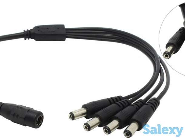 Продам разветвитель питания - паучок для камер видеонаблюдения 1 вход - 4 выхода, фотография 1