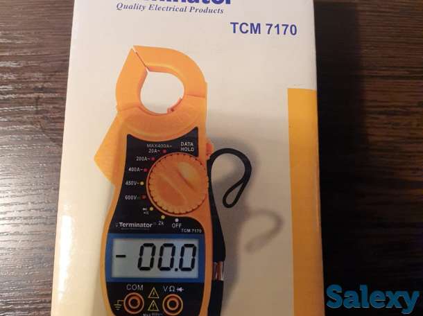 Маленькие мини цифровые клещи серии Terminator TCM 7170 с щупами, фотография 6