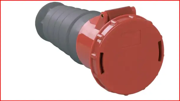 Розетка переносная силовая ССИ-235 63А 380-415В  3PPEN IP54, фотография 1