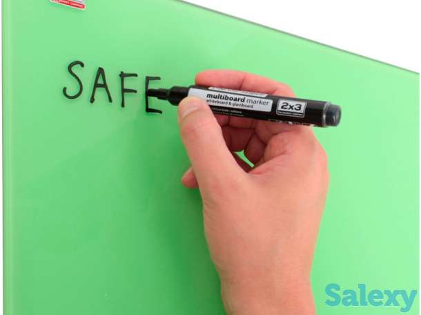 Стеклянная магнитно-маркерная доска 2х3 (Польша) 90×120, фотография 2