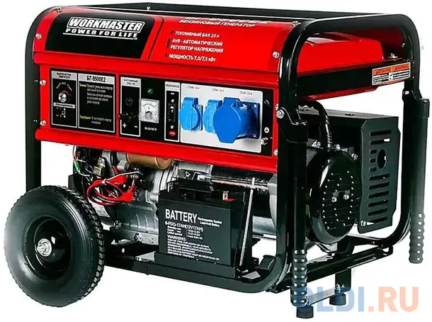 Бензиновый генератор бг-10500e2 workmaster workmaster, фотография 1