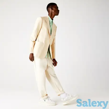 Мужской пиджак lacoste из хлопка и льна, фотография 1