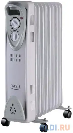 Масляный радиатор oasis us-10 1000 вт белый, фотография 1