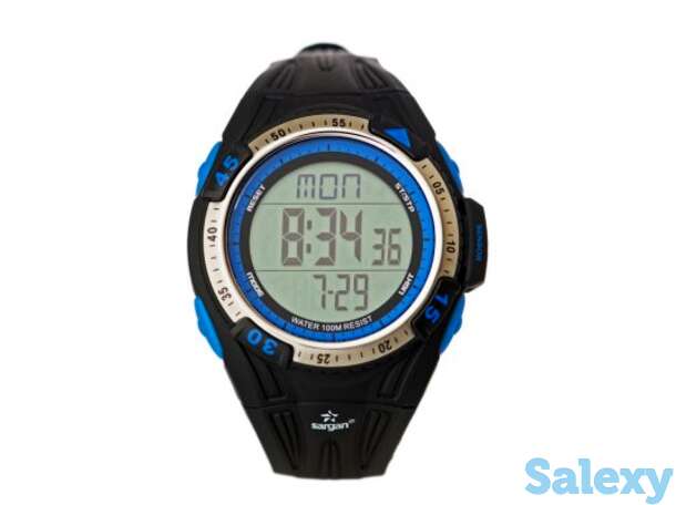 Компьютер для фридайвинга sargan вектор 100м (синие кнопки), фотография 1