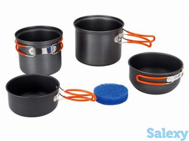 Набор посуды туристический fire-maple fmc-208 из анодированного алюминия, фотография 1