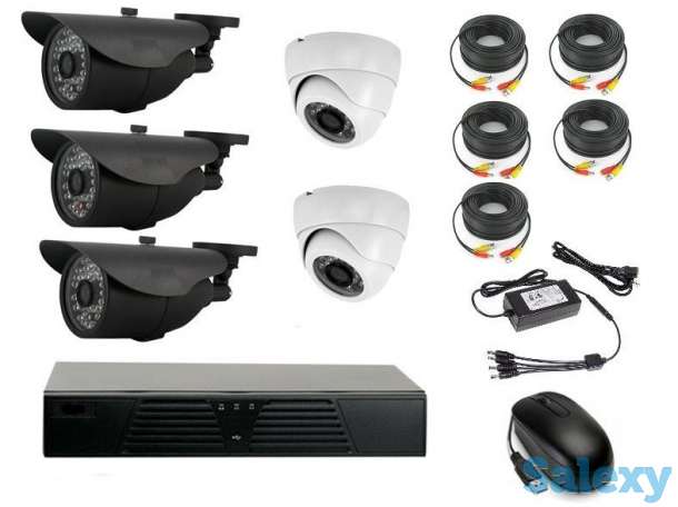 Продам комплект готового видеонаблюдения на 5 камер (Камеры высокого разрешения AHD 2.0mp), фотография 1