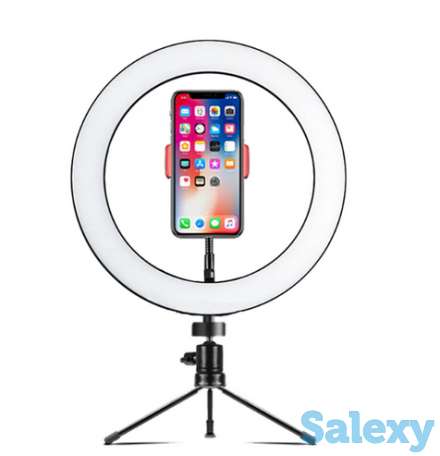Продам кольцевую лампу 26см на треноге для стрима, мобильной фото/видео съёмки, Ring Fill Light ZD666, фотография 1