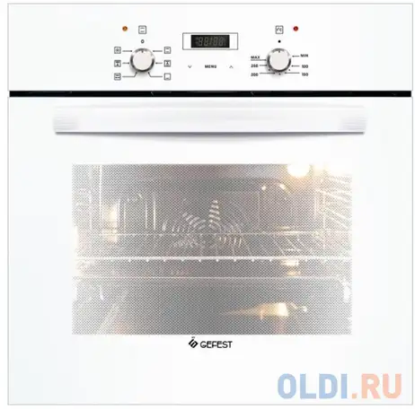 Электрический шкаф gefest эдв да 622-02 бs белый, фотография 1