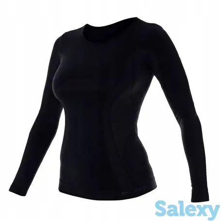 Термокофта brubeck wmn comfort wool black, фотография 15