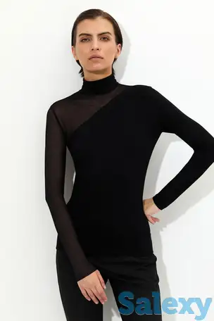 Блузка в черном цвете vassa&co, фотография 1