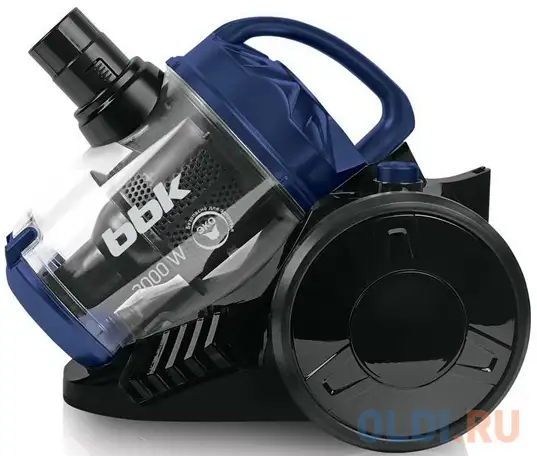 Пылесос bbk bv1503 сухая уборка чёрный синий, фотография 1