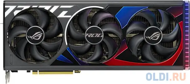 Видеокарта asus nvidia geforce rtx 4090 rog strix gaming oc 24576mb, фотография 1