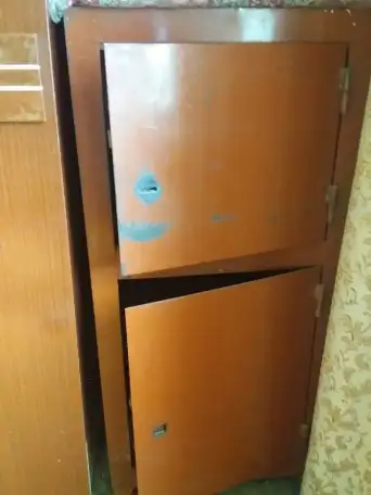 Сейф металлический советский 3 секции с ключами, бу, фотография 1