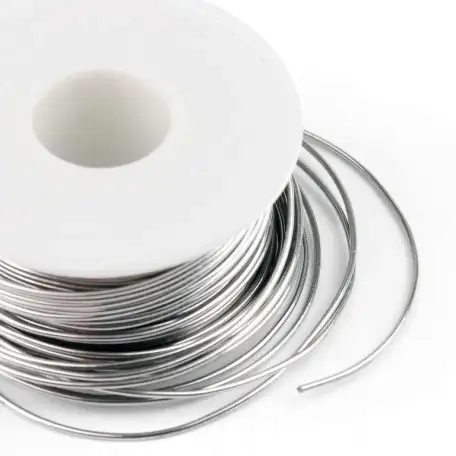 Проволока из олова, D 0,5-5 мм, Марка: О1пч; О1; О2, Стандарт: ГОСТ 860.-75; ТУ 48.-13.-17.-93, фотография 1