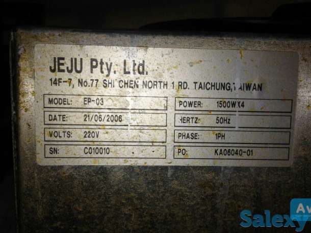 БУ: Плита настольная JEJU EP-03, фотография 3