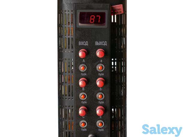 Автотрансформатор (латр) энергия black series tsgc2-3ква 3а (0-520v) трехфазный, фотография 1