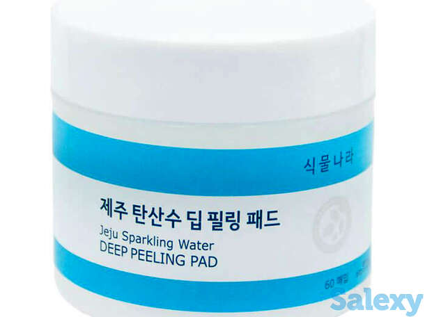 Очищающие диски shingmulnara jeju sparkling water deep peeling pad, фотография 1