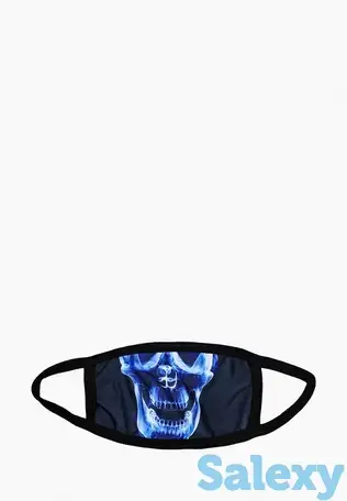 Маска для лица защитная красная жара, фотография 1