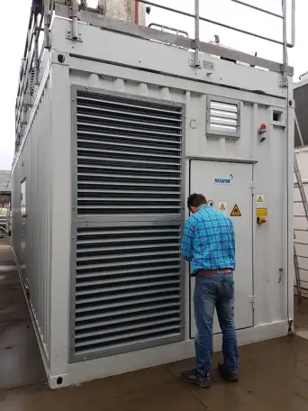 БУ ГПД Jenbacher J 320 GS B05, 1000 Квт, 1996 р. Контейнер, фотография 2