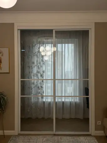 Ремонт раздвижных перегородок и дверей купе, фотография 1