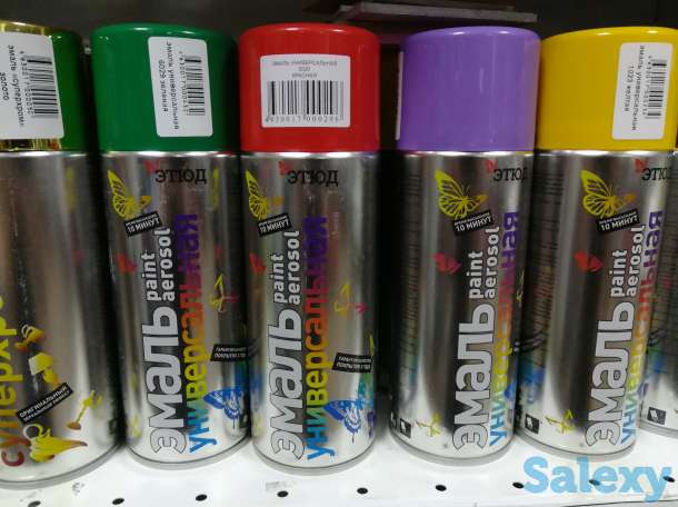 Аэрозольная эмаль ЭТЮД, фотография 3