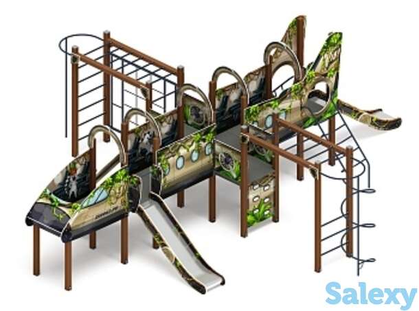 Аэроплан (в джунглях) - дик 2.03.4.04-02 - игровой комплекс н=1200, фотография 1