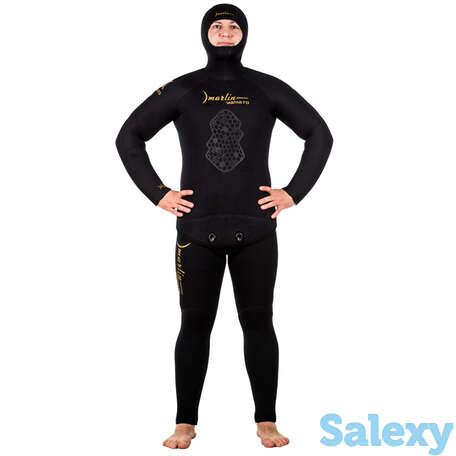 Гидрокостюм marlin yamato black, 9 mm, фотография 1