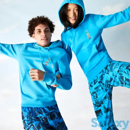 Хлопковая флисовая толстовка lacoste x polaroid unisex, фотография 1