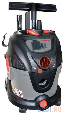 Промышленный пылесос интерскол пу-20/1400р сухая влажная уборка серый, фотография 1
