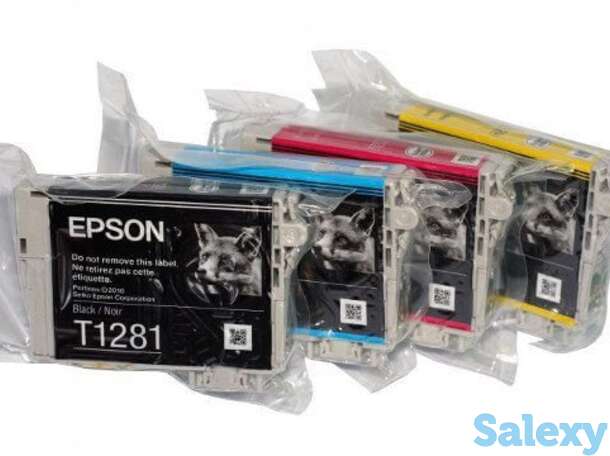 Комплект оригинальных картриджей для epson stylus s22 (c13t12854010), фотография 1