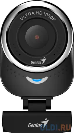 Веб-камера genius qcam 6000, black, full-hd 1080p, universal clip, 360 degree, фотография 1