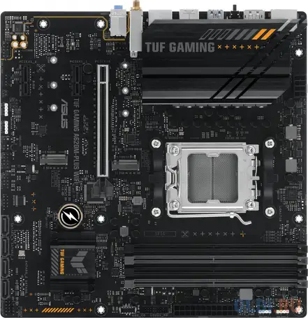 Материнская плата asus tuf gaming a620m-plus wifi socketam5 amd a620 4xddr5, фотография 1