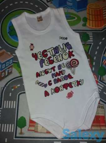 Новый боди на 6-9месяцев, фотография 1