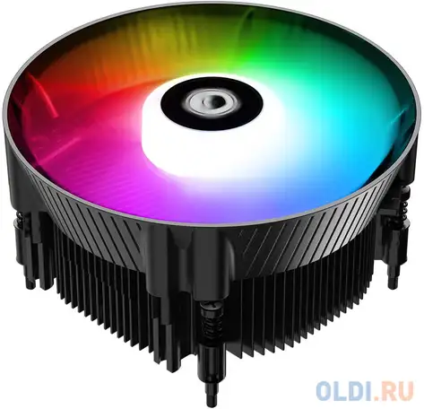Устройство охлаждения(кулер) id-cooling dk-07i rainbow soc-1700 4-pin 14-26db al 125w 400gr, фотография 1