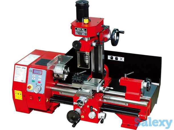 CNC210 мини токарный станок с ЧПУ, 600 Вт, между центрами 400 мм, Ø обработки над станиной 210 мм., фотография 1