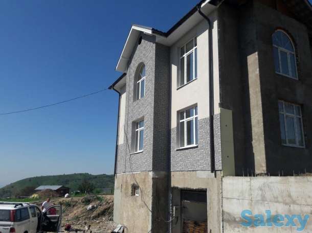 Сайдинг, панели фасадные, фибробетон, установка, фотография 5