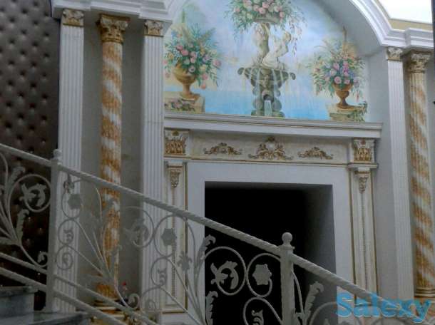 Роспись стен и потолков, барельеф на стене, картины, портрет, фотография 7