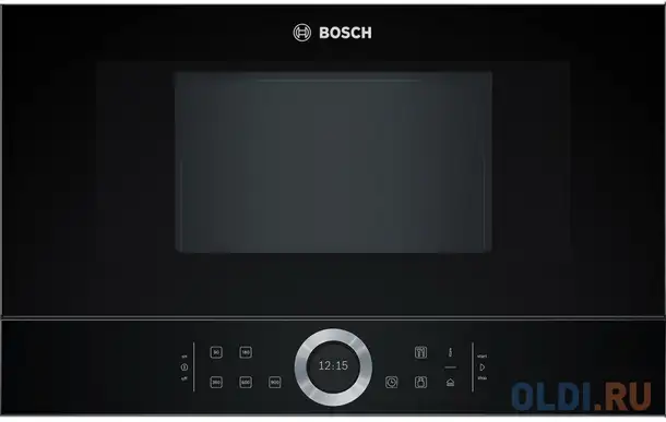 Встраиваемая микроволновая печь bosch bfl634gb1 900 вт чёрный, фотография 1